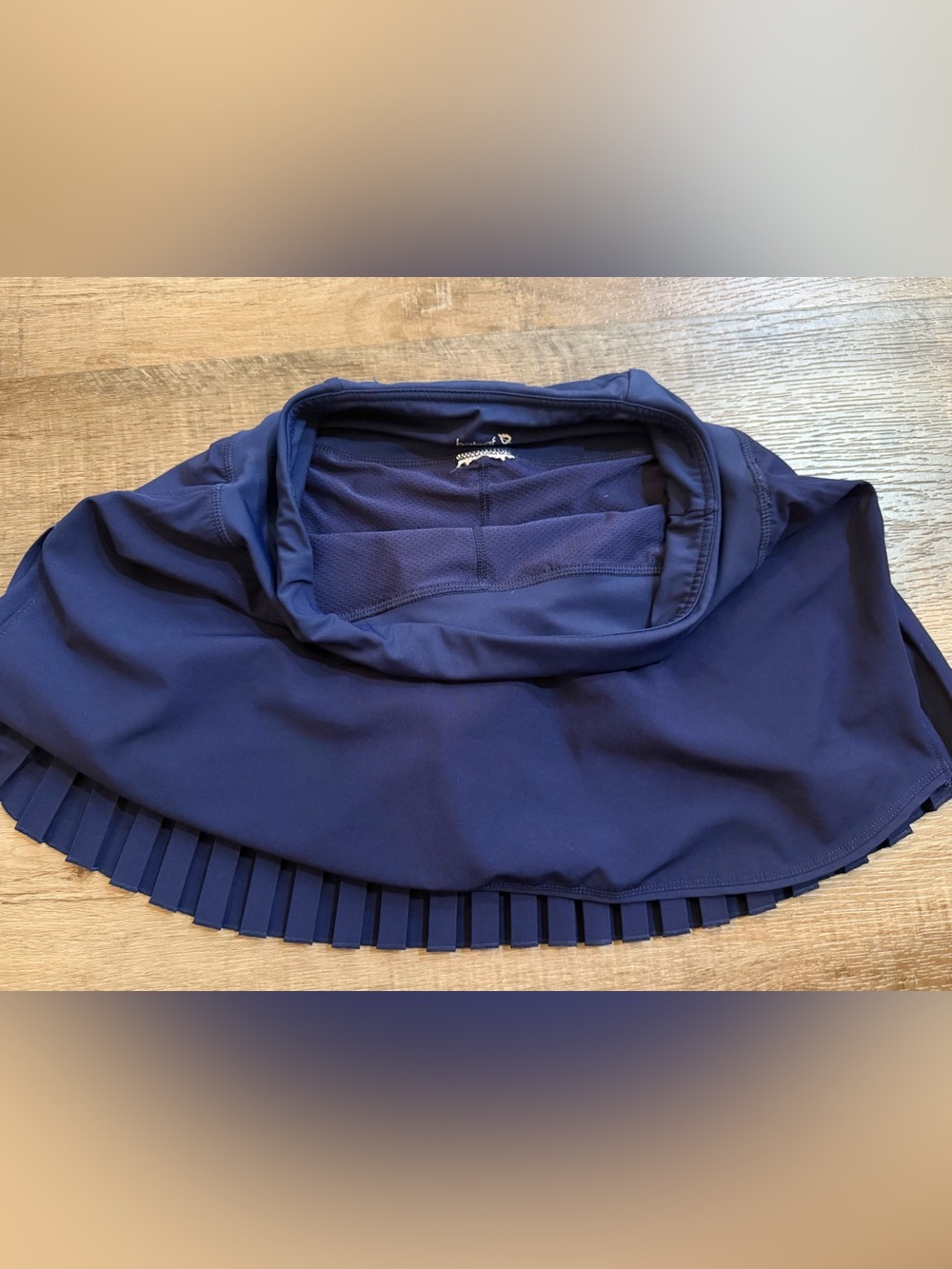 Baleaf Navy Blue Active Pleated Skort Skirt Medium Golf Tennis Pickleball - Picture 12 of 12